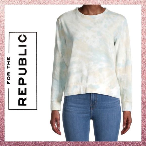 NEW For the Republic Seaside Tie Dye Top Medium M - Picture 1 of 7